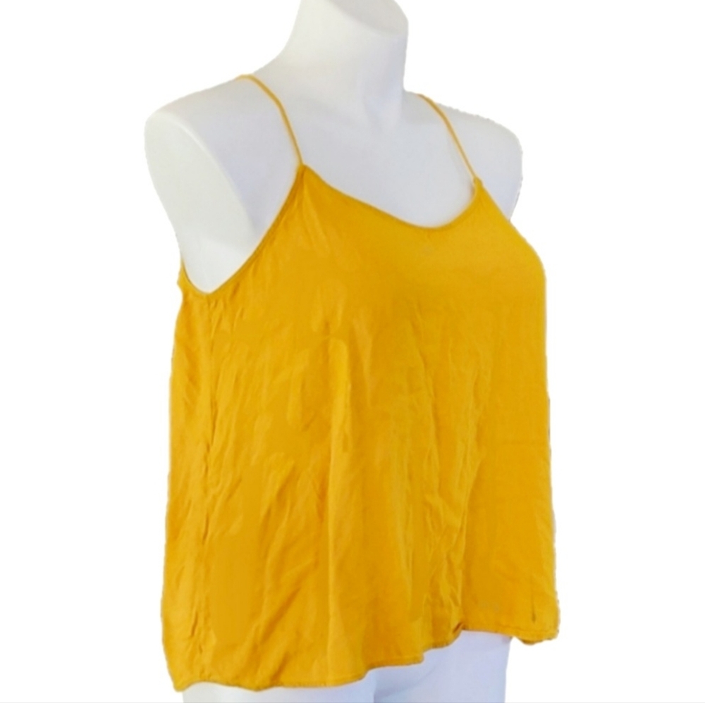 Swing Top Cami Summer Top Mustard Yellow